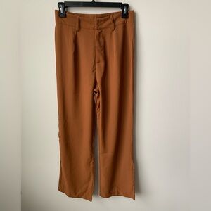 Shein High Waisted Wide Leg Dress Pants Size Small